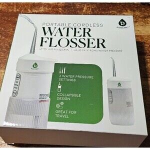 PURSONIC Portable Cordless Water Flosser for Teeth White USB Charger NEW